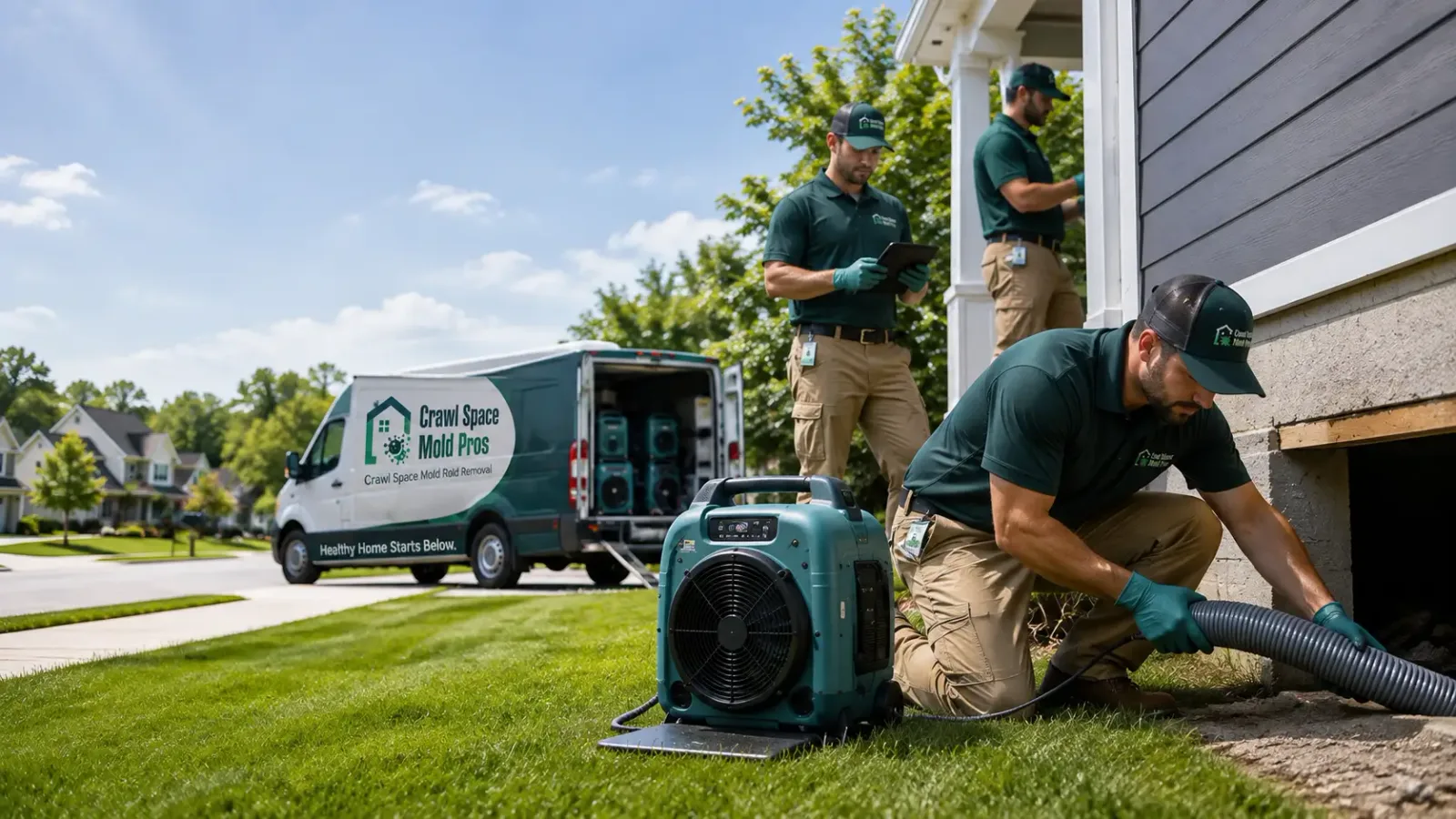 Crawl Space Mold Removal in New Paltz, NY